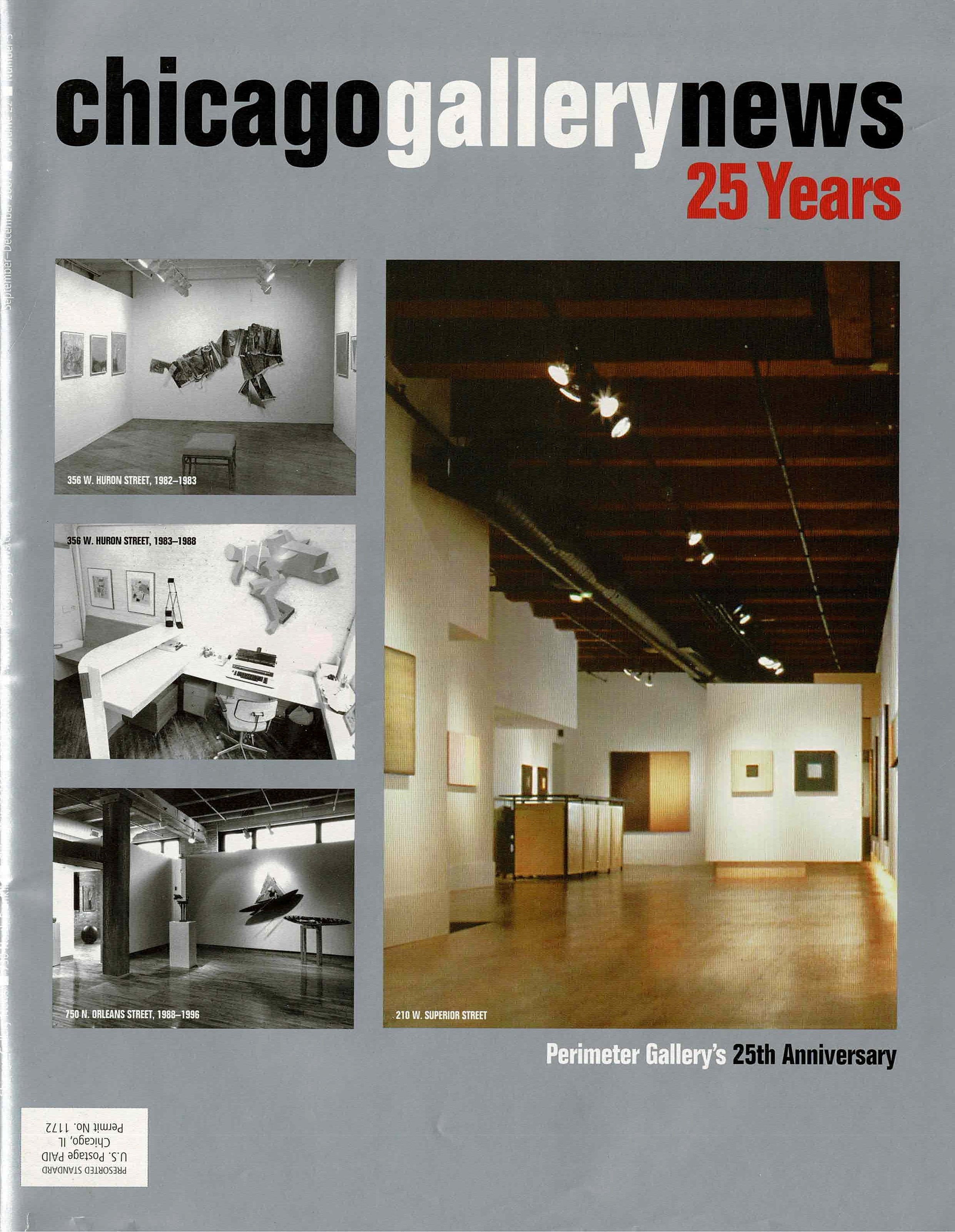 Craig Paul Nowak painting "I and I" featured in Chicago Gallery News 25-Year Anniversary Edition on page 46